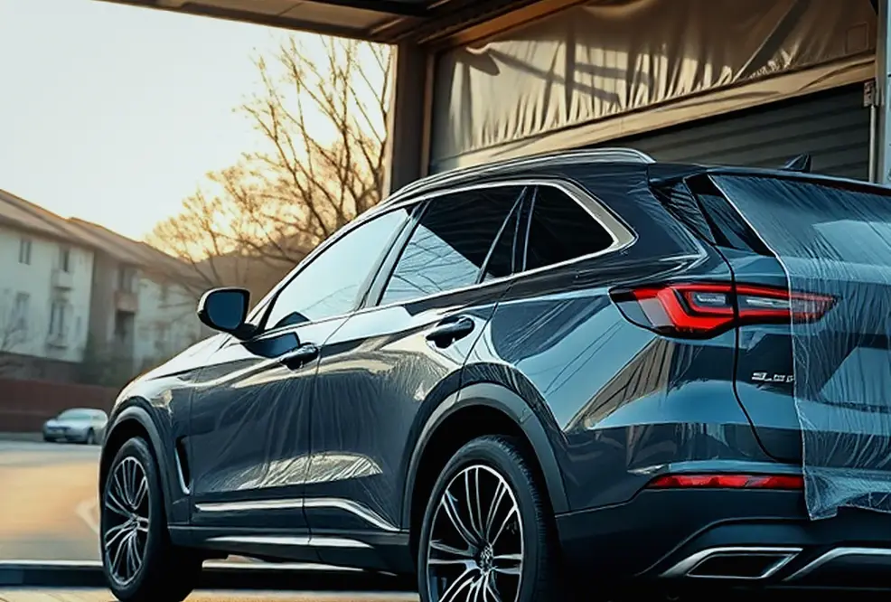 경기광주 도척면 BMW 5시리즈 장기렌트 현장 시공 실사
